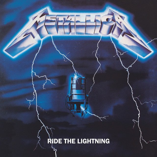 A capa de "Ride the Lightning", segundo álbum de estúdio do Metallica