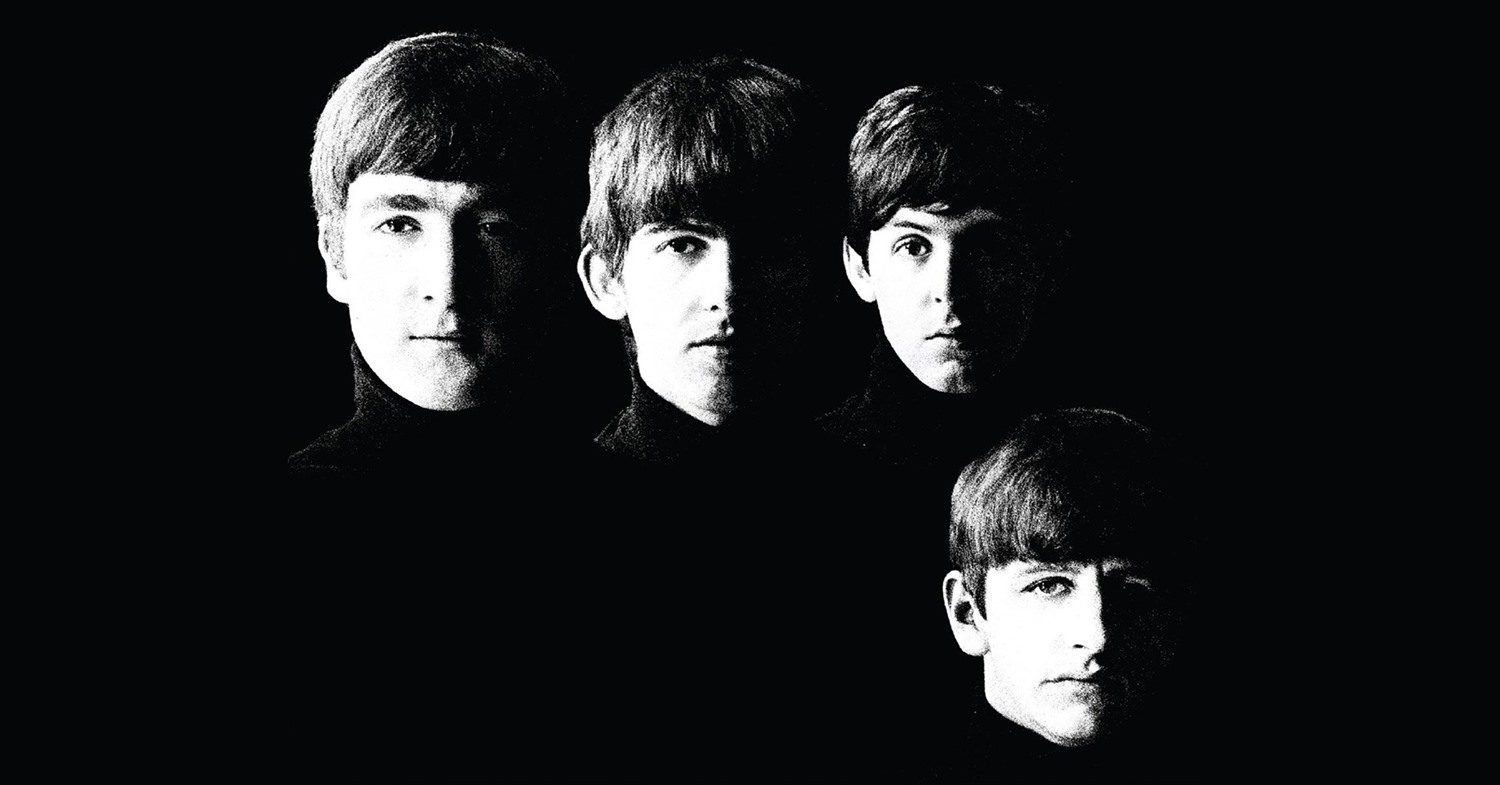 A banda Beatles, na capa de With the Beatles, com John Lennon, George Harrison, Paul McCartney e Ringo Starr