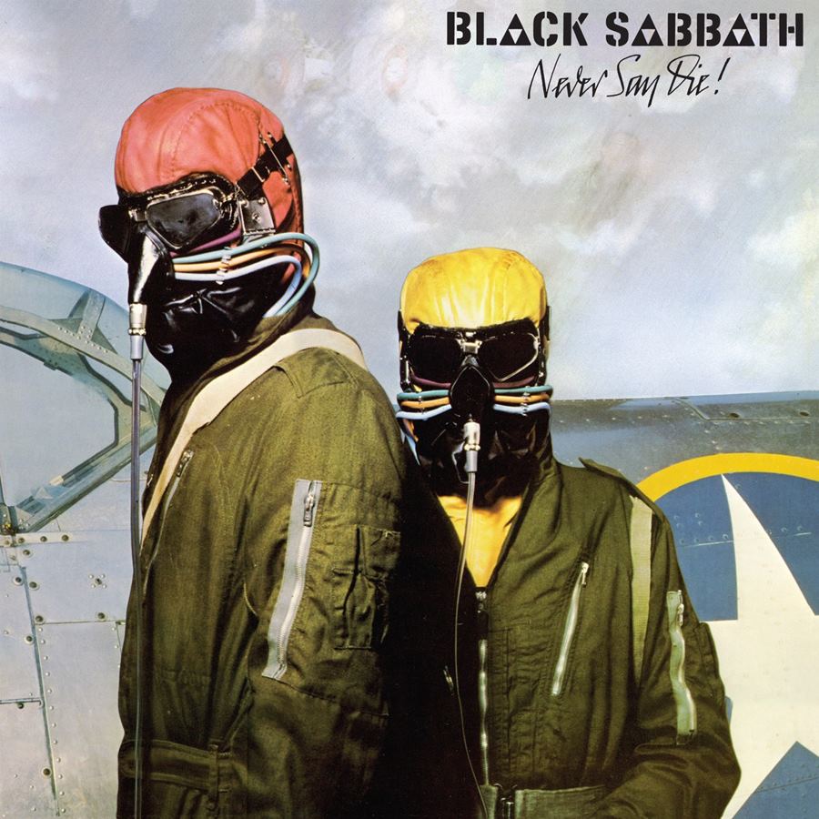 Capa de "Never Say Die!", álbum lançado pelo Black Sabbath em 1978