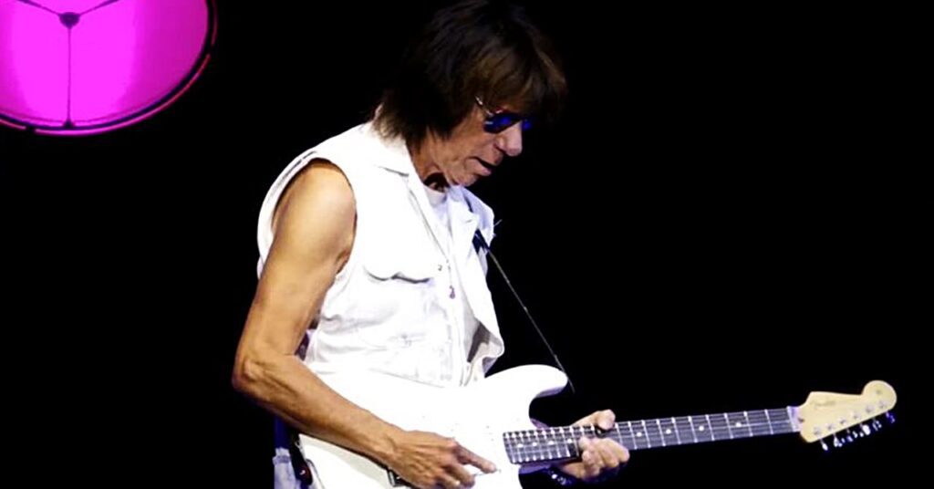 O guitarrista Jeff Beck