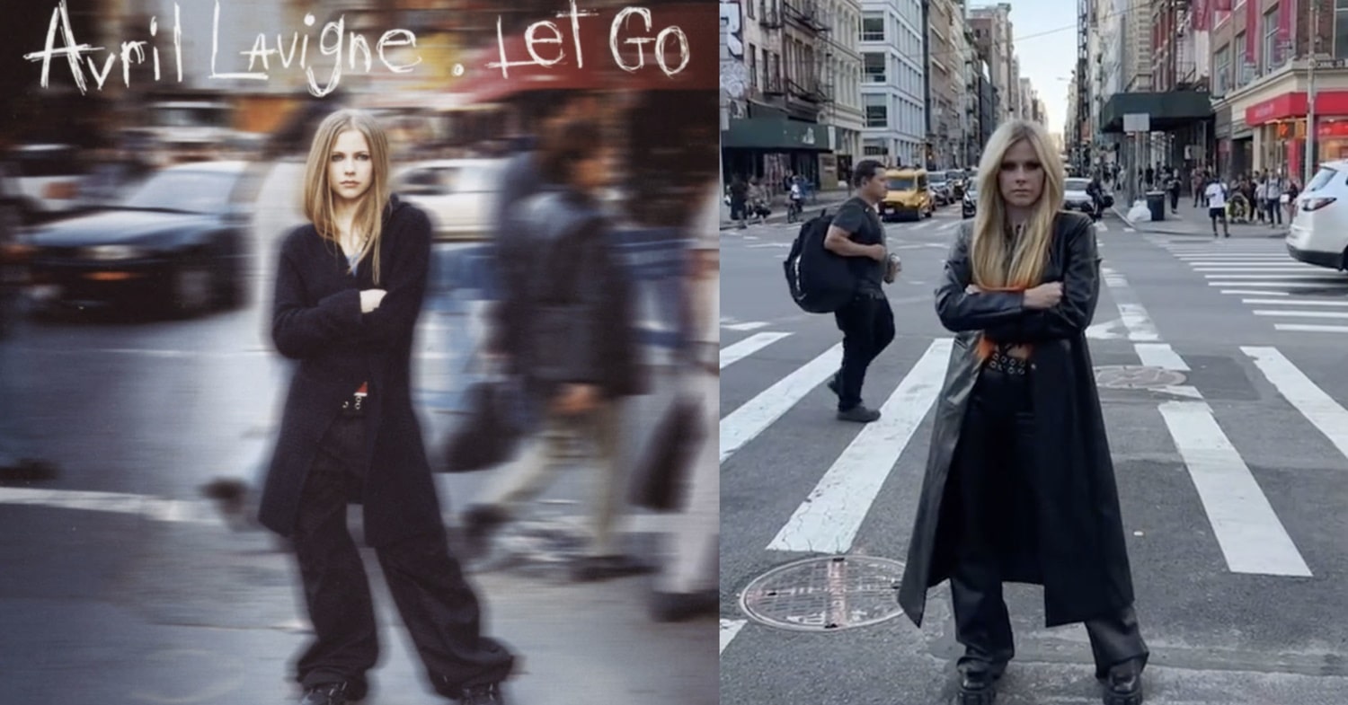 Avril Lavigne recria capa de “Let Go” 20 anos depois