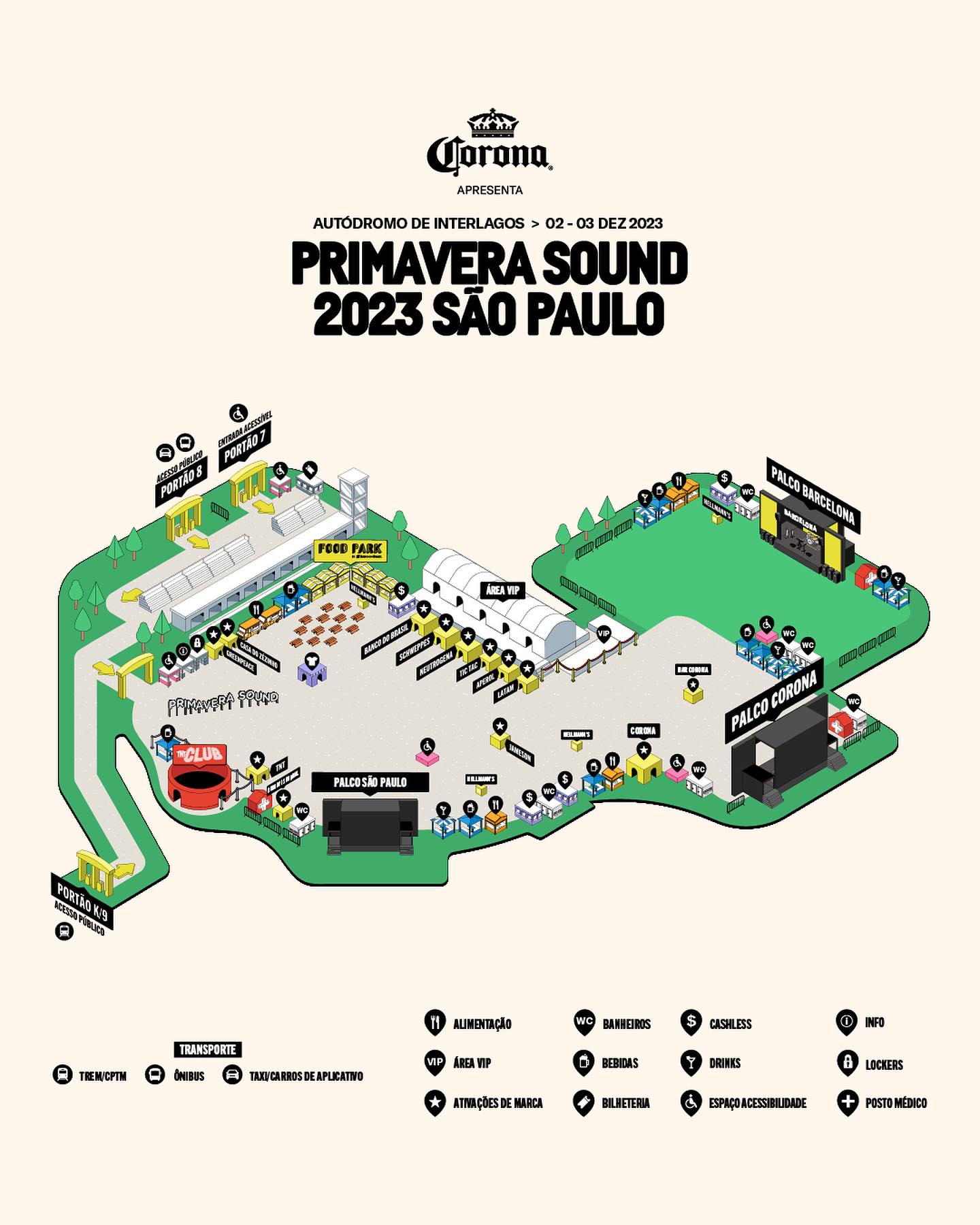 Primavera Sound São Paulo 2023 Confira O Mapa Do Festival 5152