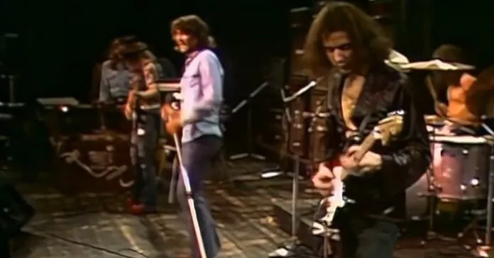 Deep Purple, com Ian Gillan e Ritchie Blackmore, durante show em 1972