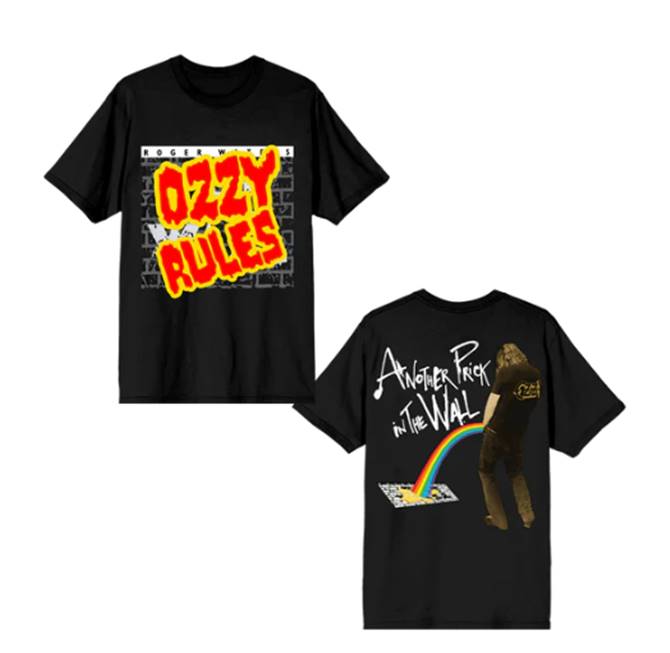 Camiseta de Ozzy Osbourne em provocação a Roger Waters